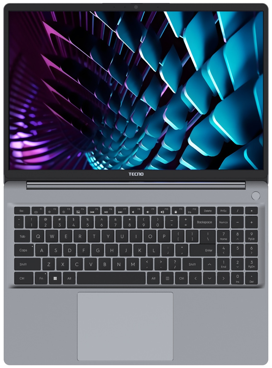 16" Ноутбук Tecno Megabook K16S  серый 