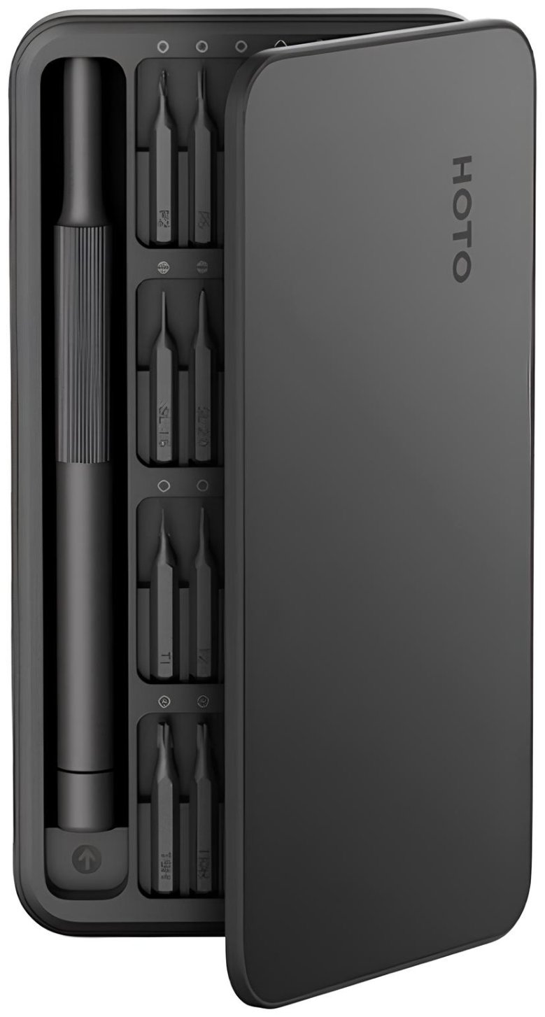 Отвертка с набором бит HOTO 28-in-1 Precision Screwdriver Set серый HTT0009GL