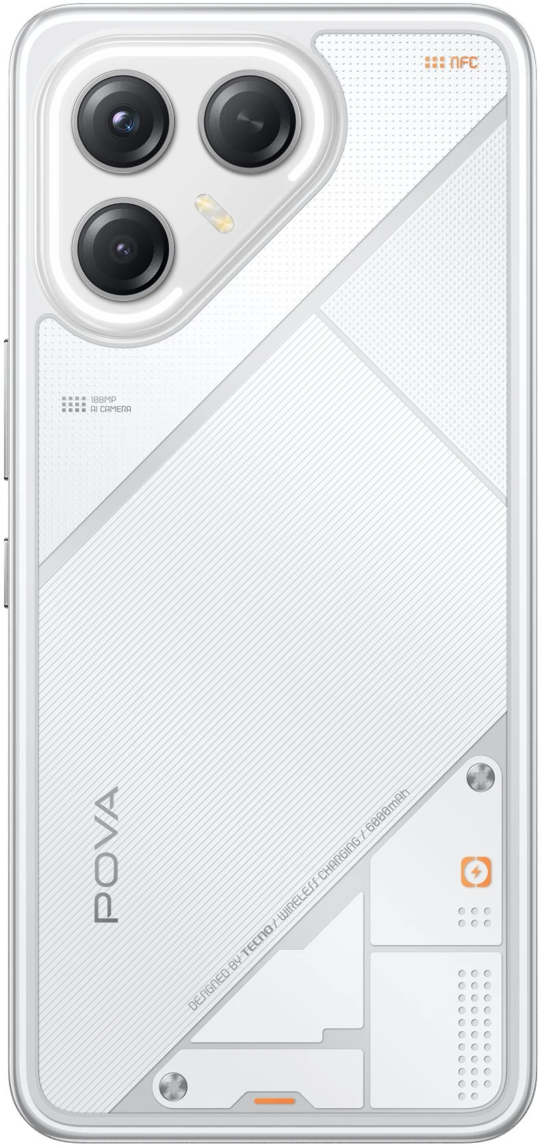 Смартфон Tecno POVA 7 Ultra 5G 12/256 ГБ белый