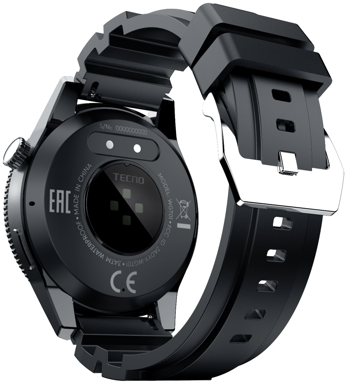 Смарт-часы Tecno Watch GT черный WGT01