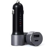 Автомобильная зарядка Satechi 72W Type-C PD Car Charger серый