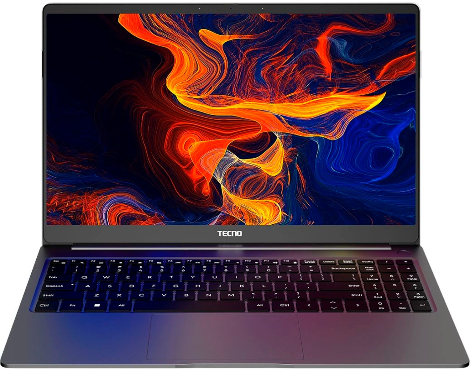 15,6" Ноутбук Tecno Megabook T15DA R5-7430U/8GB/512GB SSD/W11H серый 