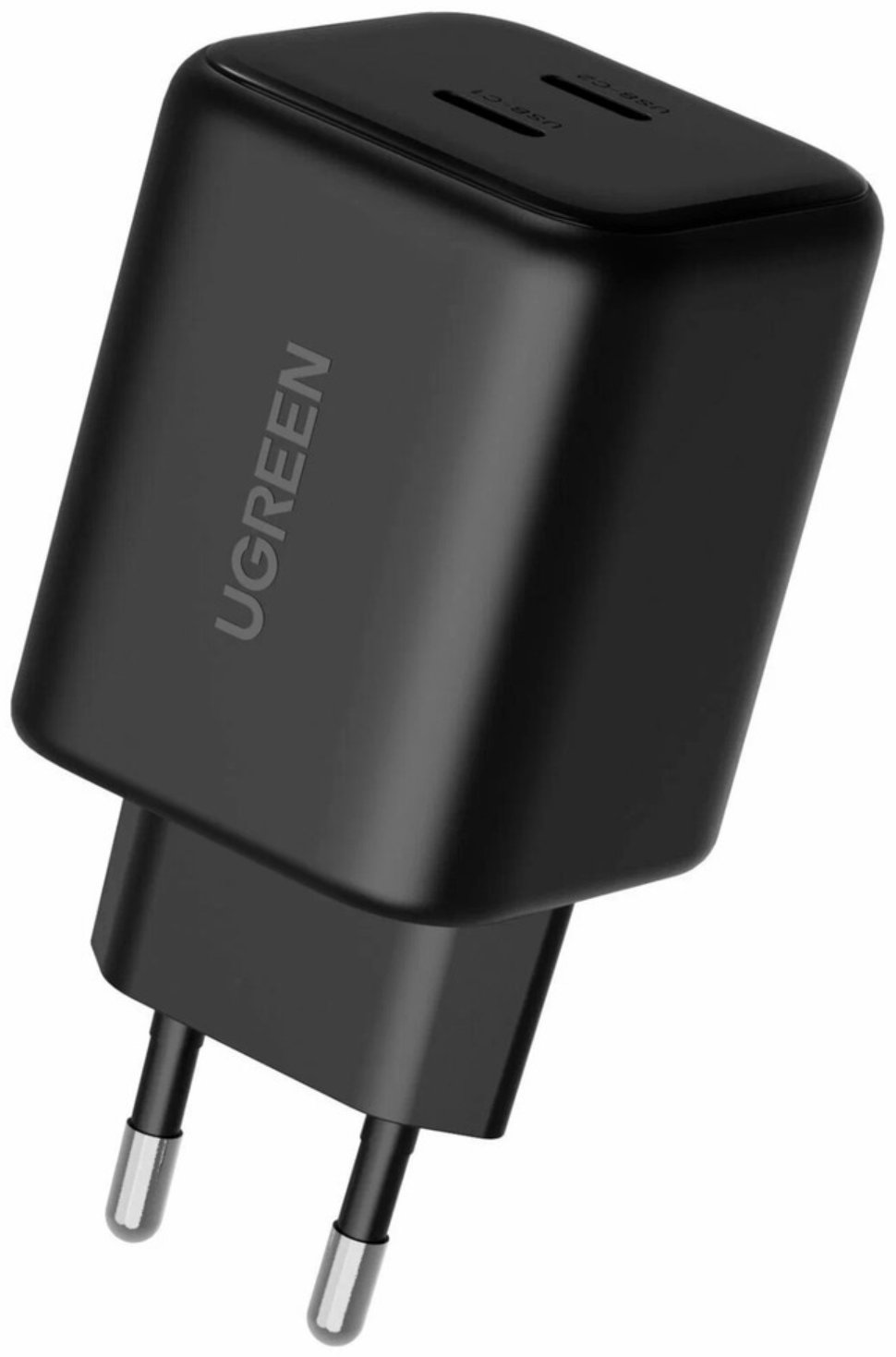 Адаптер питания UGREEN X526 45W Dual USB-C GaN Fast Charger черный