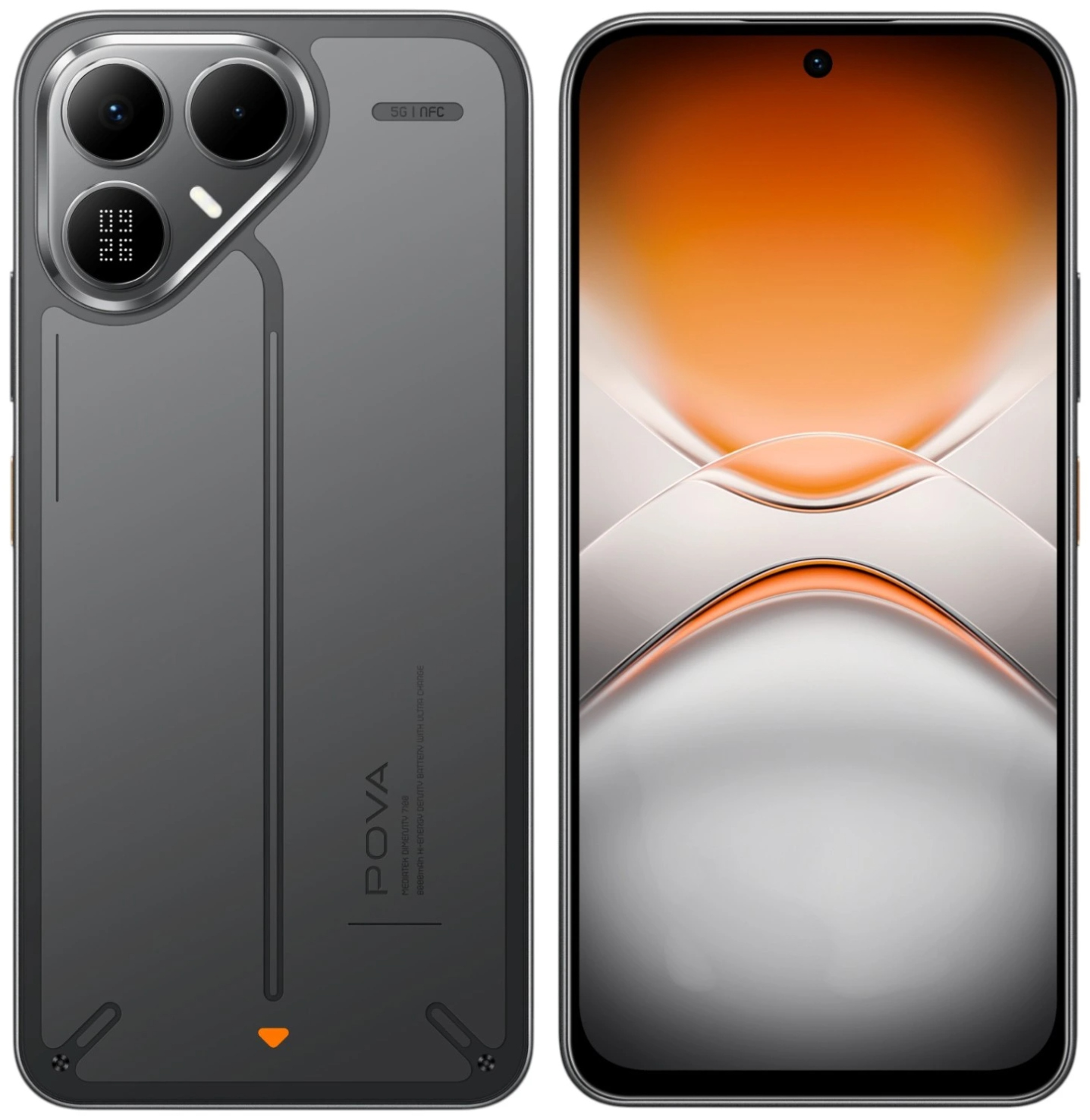 Смартфон Tecno POVA 8 5G 8/256 ГБ черный