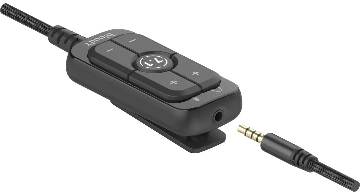 Проводные наушники с микрофоном A4Tech Bloody M590i красно-черный