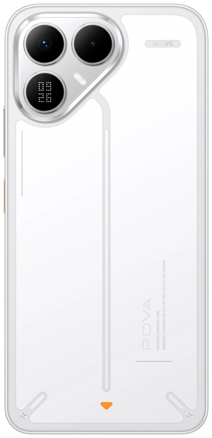 Смартфон Tecno POVA 8 5G 8/128 ГБ белый