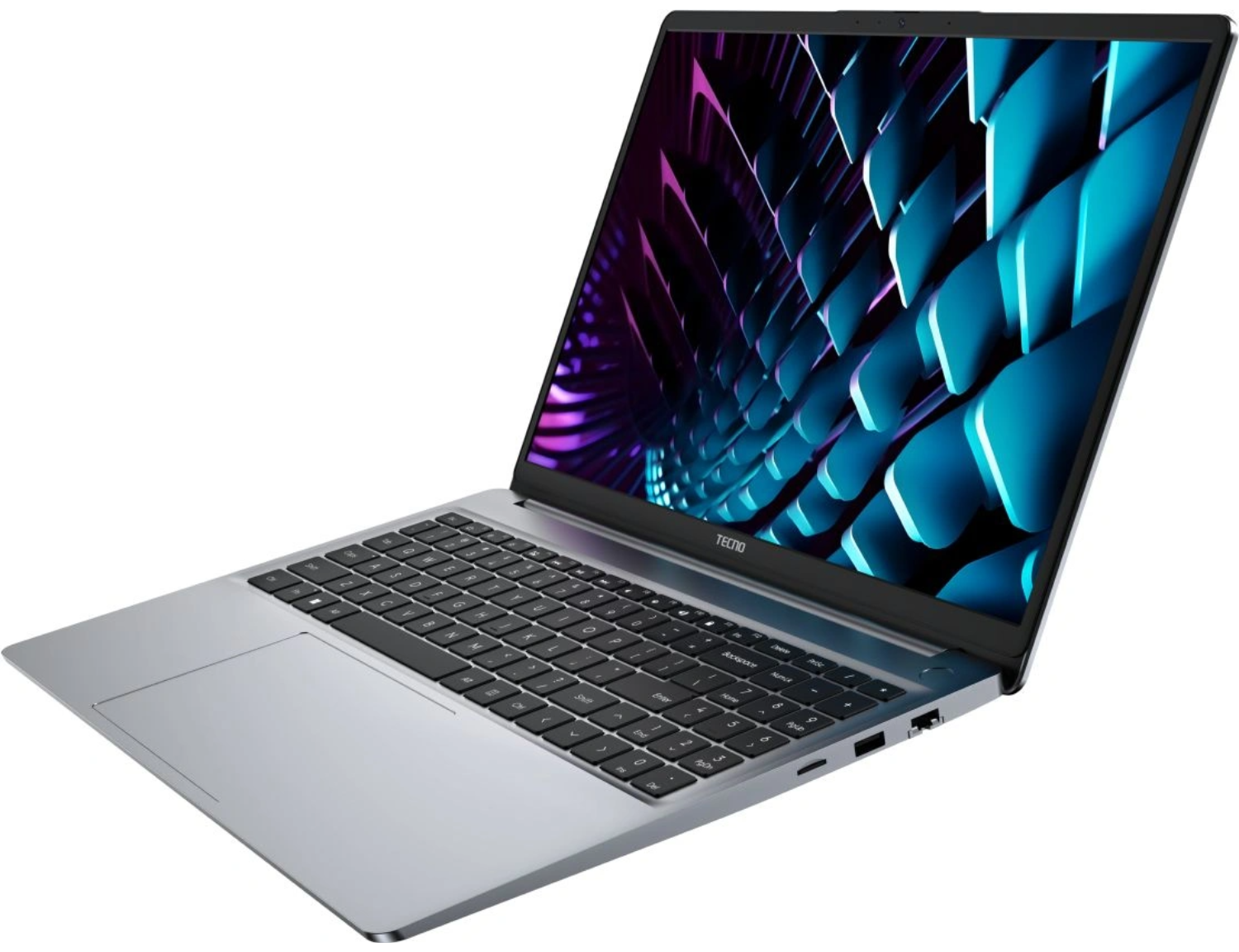 16" Ноутбук Tecno Megabook K16SFA R5-7535HS/8GB/512GB SSD/W11H серый 