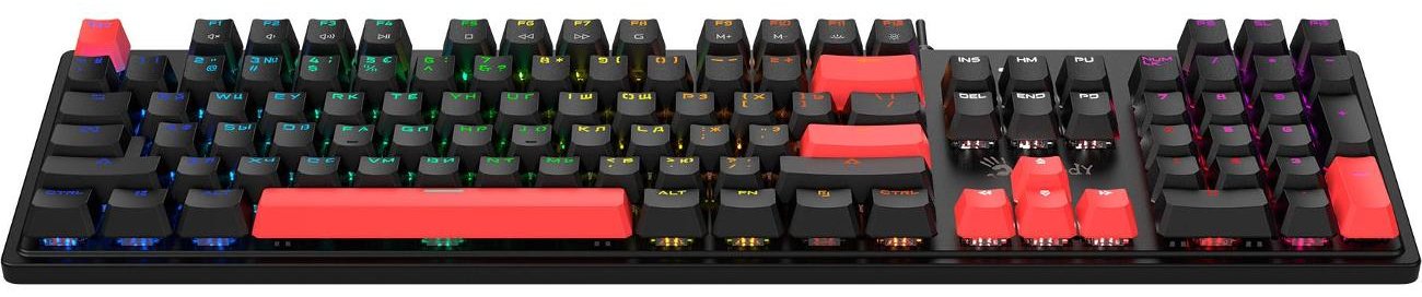 Клавиатура проводная A4Tech Bloody S510R черный