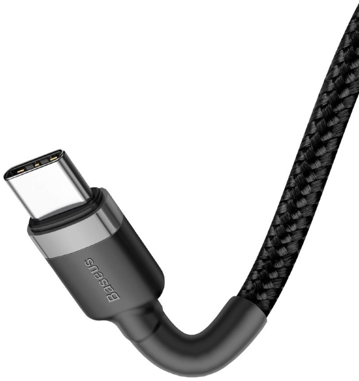 Кабель Baseus Cafule PD2.0 Type-C to Type-C 60W 1m серо-черный CATKLF-GG1