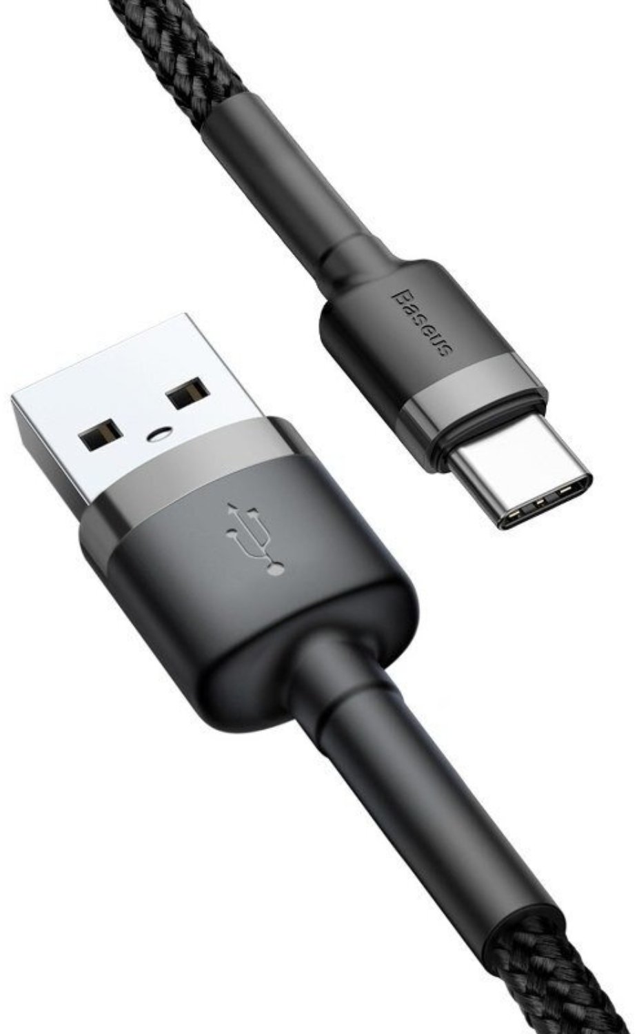 Кабель Baseus Cafule Type-A to Type-C 3A 1m черно-серый