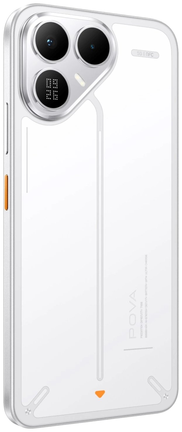 Смартфон Tecno POVA 8 5G 8/256 ГБ белый