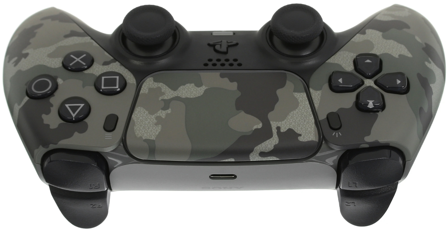 Геймпад Sony DualSense (CFI-ZCT1W) серый камуфляж