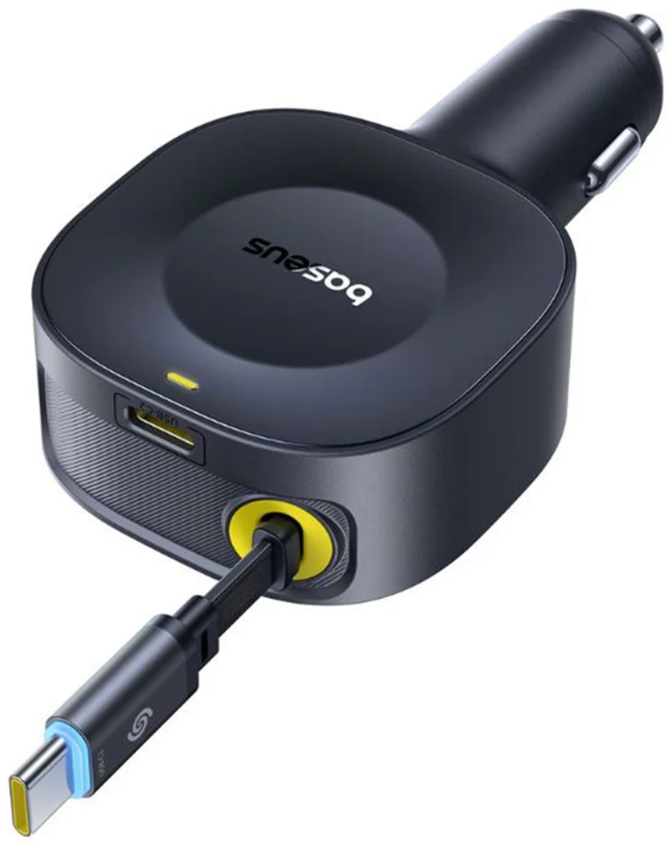 Автомобильная зарядка Baseus PrimeTrip VR2 Car Charger 2xUSB-C 45W черный