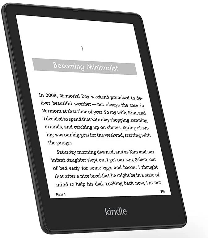 Электронная книга Amazon Kindle Paperwhite 2021 (11th gen) 16 ГБ черный