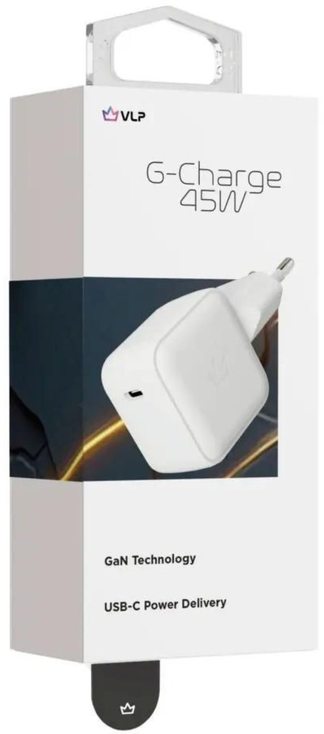 Адаптер питания VLP G-Charge 45W GaN USB-C PD белый