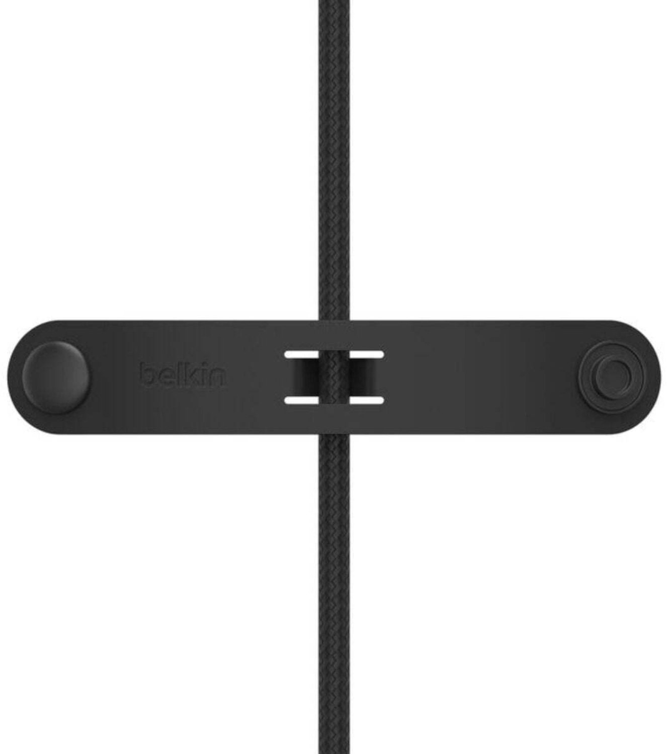 Кабель Belkin 2in1 60W USB-C & Lightning to USB-C 1.5m черный