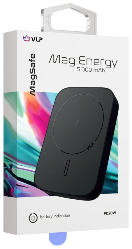 Портативный аккумулятор VLP Mag Energy Powerbank 5000 mAh черный