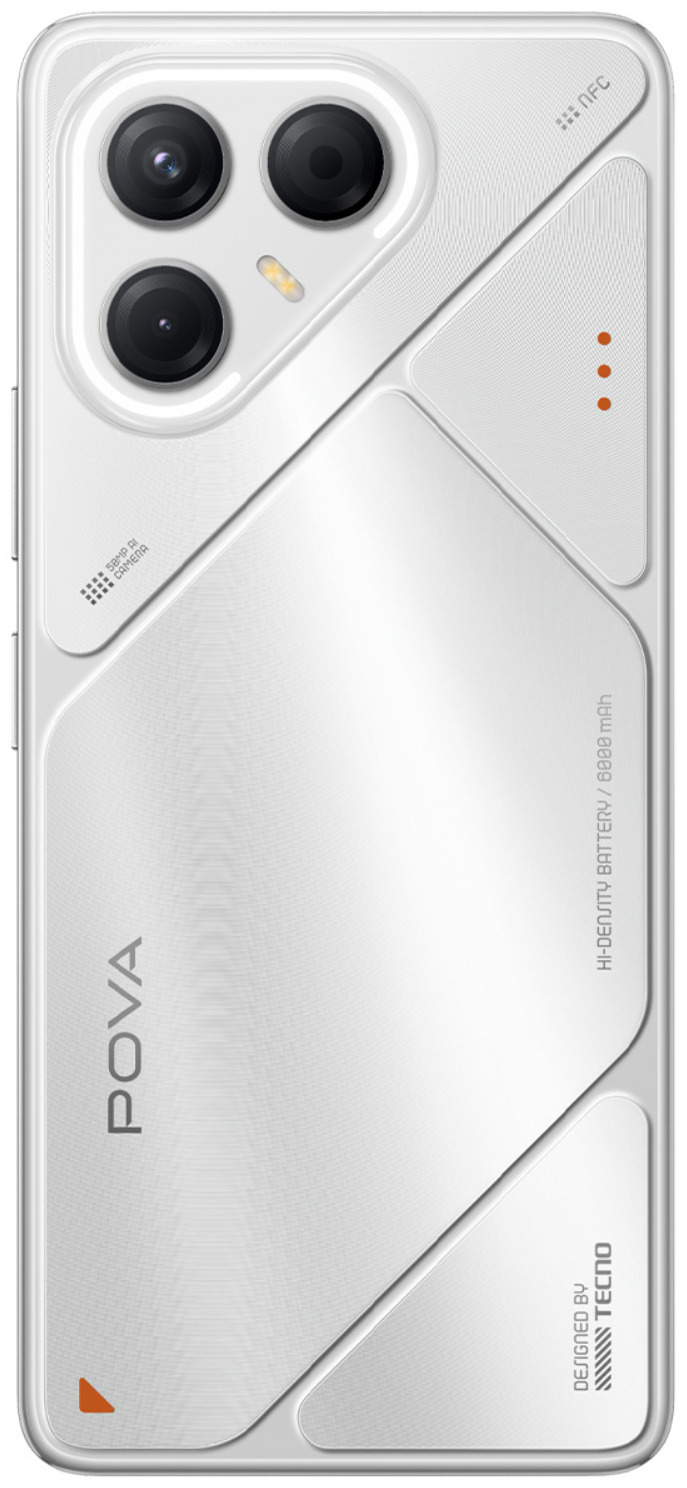 Смартфон Tecno POVA 7 5G 8/256 ГБ серебристый