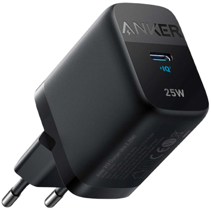 Адаптер питания Anker 312 25W черный A2642