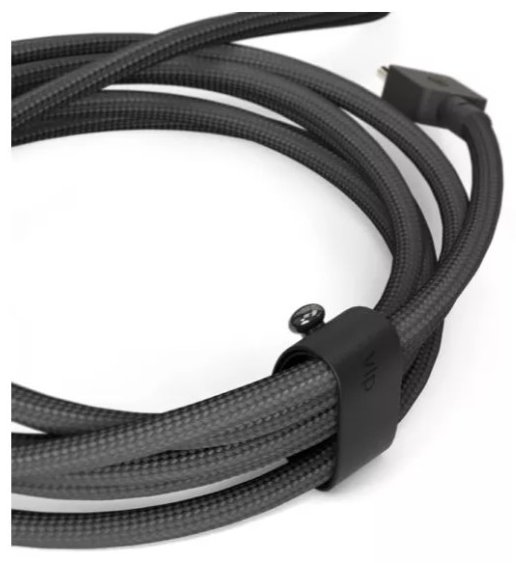 Кабель VLP Nylon Cable Type-C to Type-C 100W 2m черный