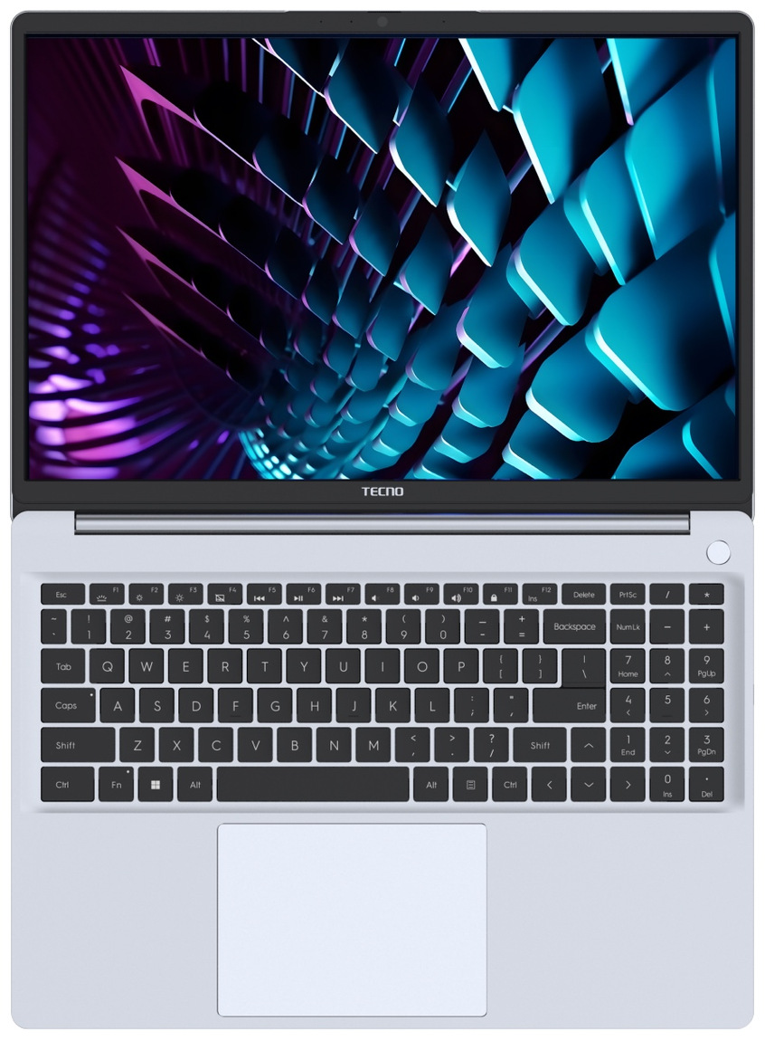 16" Ноутбук Tecno Megabook K16S R5-7430U/16GB/1TB SSD/W11H серебристый 