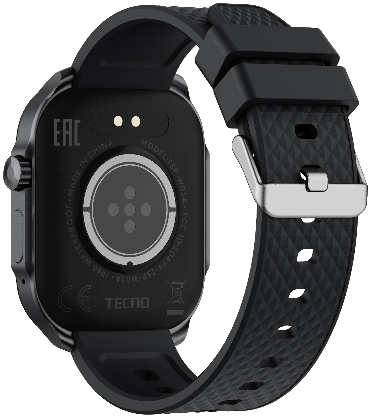 Смарт-часы Tecno Watch 3 Active черный W03A
