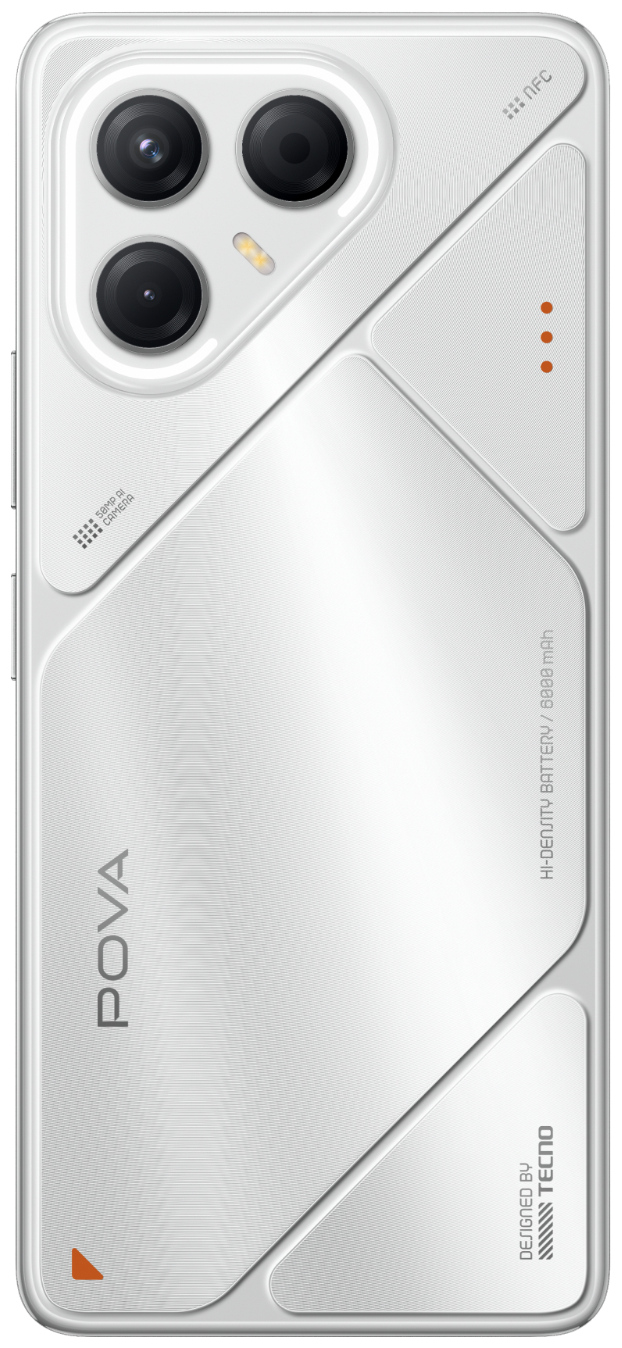 Смартфон Tecno POVA 7 5G 8/256 ГБ серебристый