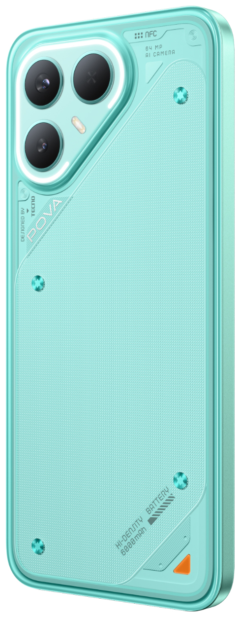 Смартфон Tecno POVA 7 Pro 5G 12/256 ГБ бирюзовый
